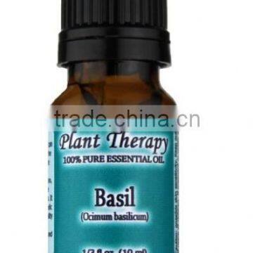 Basil Essential Oil. 10 ml. 100% Pure, Undiluted, Therapeutic Grade