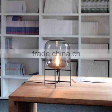 Glass European Living Room Bedside Table Lamps for House Decoration