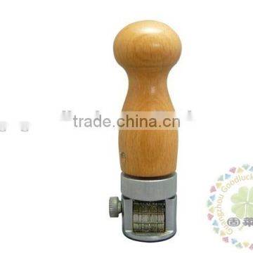 Dater brass wooden handle seal bank use seal