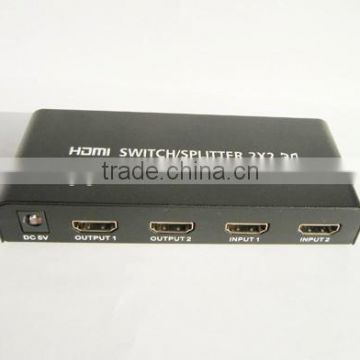 hdmi splitter 2 in 1 out 3D 1080p