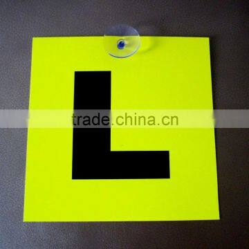 high quality car window sign with suction cup (M-CS118)