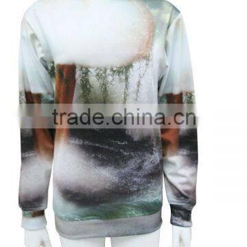 Lady's fashion sweatshirt special design from china manufactory