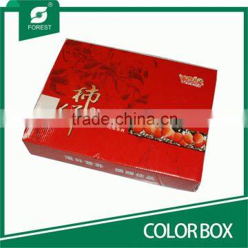 RECTABGLE SHAPE PAPERBOARD COLOR BOXES FOR DRIED PERSIMMON PACKAGING