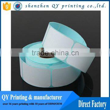 Paper Adhesive Blank Sticker Label, Roll Packaged Blank Self-adhesive Label Without Lamination photo-6