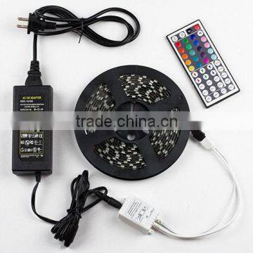 5M SMD 5050 300leds IP20/IP65 LED RGB Strip Light Flexible Waterproof +24/44key Remote Controller