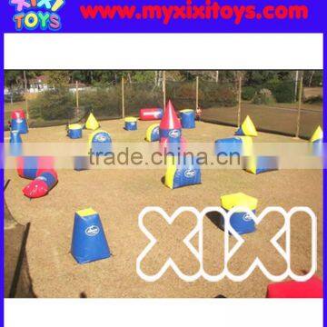 Newest funny 0.9mm PVC Inflatable Paintball Bunkers for sale