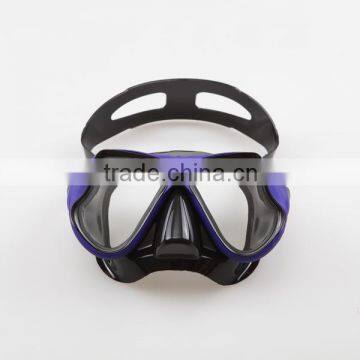 China scuba gear diving mask ,Tempered glass silicone diving mask