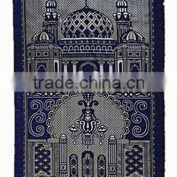 Chinese jacquard woven Muslim prayer rug with lower price