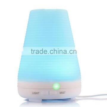 100ML eco-friendly water steam humidifier with changeable coloured lights for home office