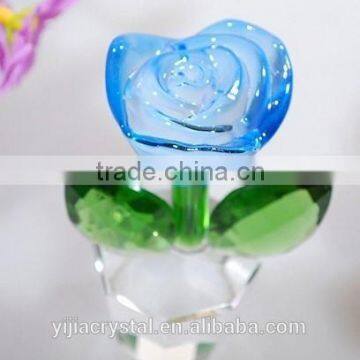 Factory Directly Sale Wedding Favor k9 Nature Crystal Rose Flower for the Wedding Gifts photo-5
