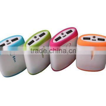 Wholesale Prices Travel Dual Ports Rubber Power Bank 6000mah Mobile Battery photo-4