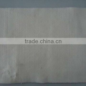 Non woven staple fibers needle punched geotextile