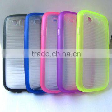 2012 Cute Hybrid Shell TPU PC Case for galaxy s3 case New