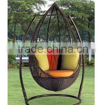 Popular living room swing chair indoor rattan hanging chairs