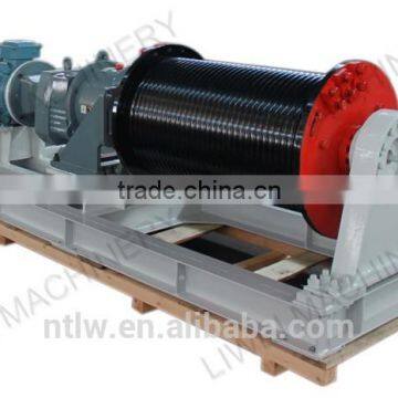 new design 130KN speed-regulation electric winch