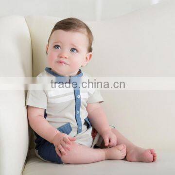 DB1308 dave bella 2014 summer baby product baby clothing wholesale price baby bodysuit baby romper