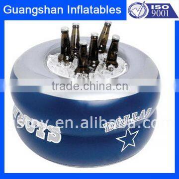 Holiday Round Inflatable Beer Cooler Holders