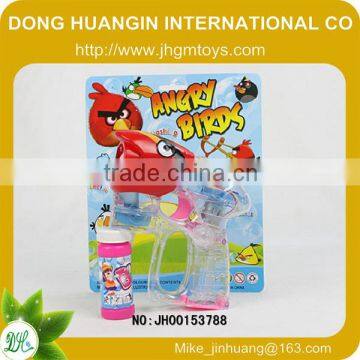 2014 Light and music small animal bubble gun with bubble water