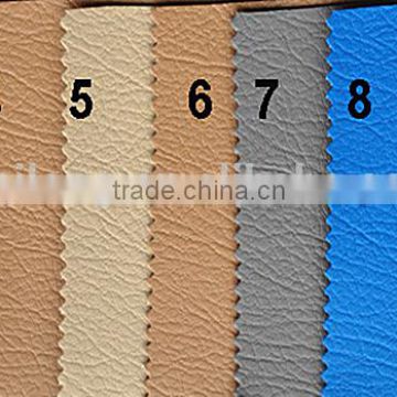 PVC Artificial leather with flower printed fabric for bags