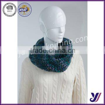 Unisex Winter Warm Infinity 2 Circle Cable Knitted Infinity Scarf (Can be Customized) photo-3