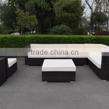 modern pe rattan sofa fancy outdoor wicker sofa daybed set