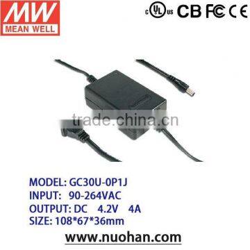 Mean well Adaptor with Charger 16.8 ~ 30W AC-DC Power ac dc switch mode power supplies