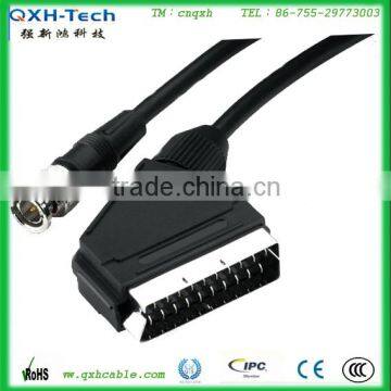 Monitoring cable SCART MALE to BNC MALE