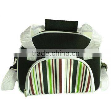 600D polyester cooler lunch bag