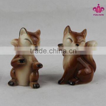 Novelty Animal Salt Pepper Shaker With Fox Design