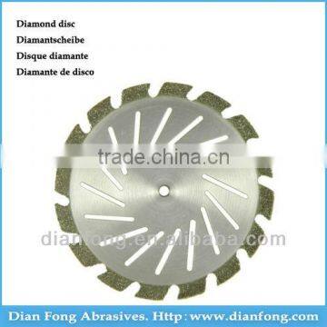 J35D30 35mm Flexible Miniature Perforated Dental Edge Coated Diamond Disc Diamond Saw