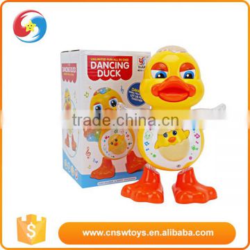 dancing duck animal battery operate shaking with light music