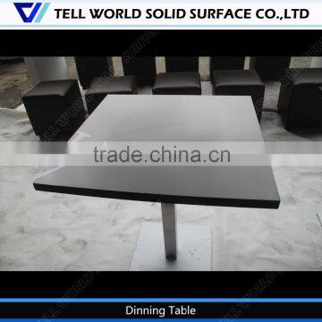 Professional manufacturer cheap high glossy solid surface dining table top