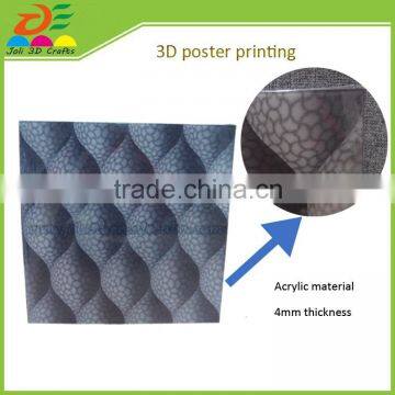 business gift plastic 3d adverting poster for company