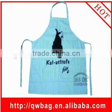 Beautiful woven fabric apron for production