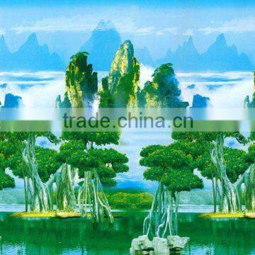 natural landscape museum wall poster