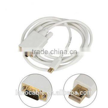 1.8 meter thunderbolt adapter mini displayport to vga