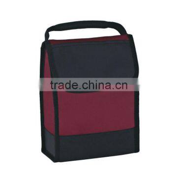 Folding Identification Lunch Bag-Maroon