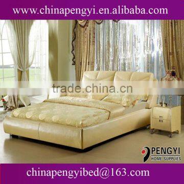 king size leather beds PY-118