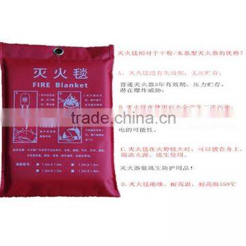 1m*1m Fiberglass Fire Blanket With Red PVC Box photo-2