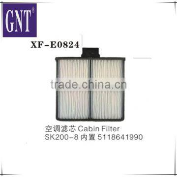 excavator SK200-8 cabin filter