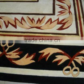 Best Quality Living Room Fine Pattern Deep Cutting Velour Hand Tufted Carpet photo-4