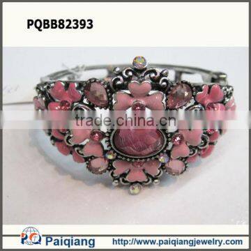 Latest designs resin flower bangle