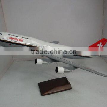 RESIN MATERIAL BOEING B747 CUSTOMIZED PLANE MODEL
