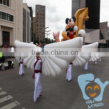 customize economical pvc inflatable angel wings