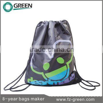 2015 Cheap plain Non-woven drawstring backpack bag