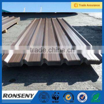 Corrugated steel roofing sheet