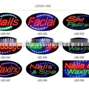 Beautiful Outdoor Led Shop Sign Board Led Nails Open Shop Signage photo-2