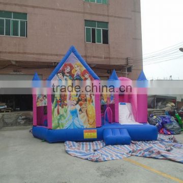 2015 hot commercial inflatable bouncy castle princess