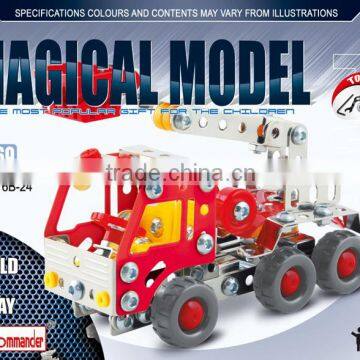 DIY metal toy Assembles car toy Fire engine