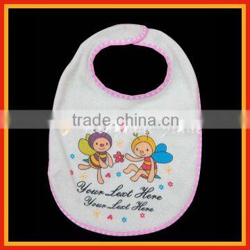 printing terry baby- bib